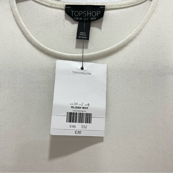 OFF WHITE SLIT DRESS - Picture 2 of 3